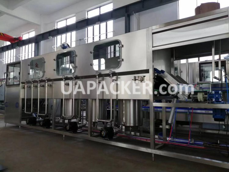 Five Gallon Bottle Washing Filling Capping 3 in 1 Monoblock